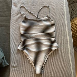 High waisted one piece